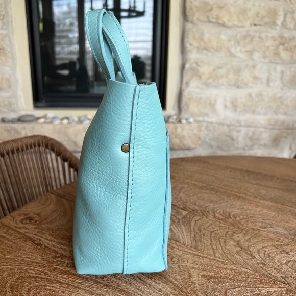 Portland Leather Cabo Mini Crossbody Tote - Picture 5 of 6